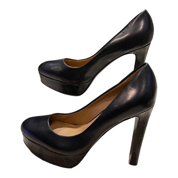 Elie Tahari Eleanor Platform Heels Size 7 (37.5 EU) - Picture 9 of 11